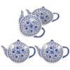 Alipis 4pcs Ceramic Tea Bag Coasters Spoon Rests Teabag Holder