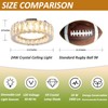 Gisisee 11 Inch Chrome Modern Luxury Crystal Flush Mount Ceiling