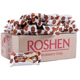 Roshen “Lazy Cow” Gourmet Wafer Sweets in Milk Chocolate 1kg/2.2lbs