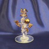 Castle Enterprise Forkart Handmade Glass Craft Feng Shui Good Luck