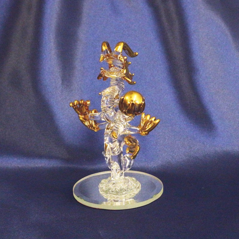 Castle Enterprise Forkart Handmade Glass Craft Feng Shui Good Luck