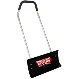 MANPLOW RevolutionX Snow Pusher (MANPLOW RevolutionX with Power U Handle Upgrade, 24")