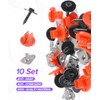 Juego de 30 clips para parachoques de coche, kit de