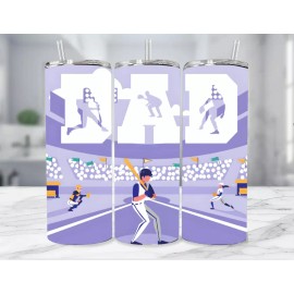 20oz Stainless Steel Tumbler  & Straw Gift For Dad -Generic Scenery Large Dad