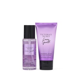 Victoria's Secret Love Spell Mini Fragrance Duo Gift Set, Notes of Cherry Blossom and Fresh Peach