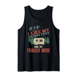 Funny Camper Trailer Humor Gift For The Redneck Tank Top