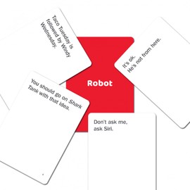 PlayMonster Utter Nonsense -- The Crazy Game of Voices and Accents -- Ridiculous Family Fun -- Ages 8+ -- 4-20 Players, Red