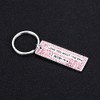 I love you most,the end I win key ring gift