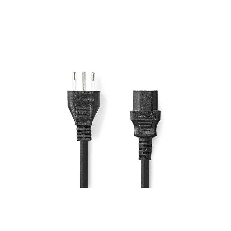 Nedis Power Cable - Italy Plug - IEC-320-C13 - Straight