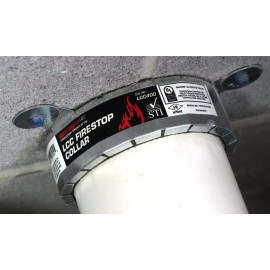 lcc firestop Central Vacuum Firewall Pipe Heat Expand Pipe Collar