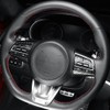 YOUTOOCAR Cubierta de marco de volante de coche estilo fibra