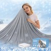 Cooling Blanket, Ice Silk Cooling Blankets for Sleeping, Self-Cooling, Q-Max
