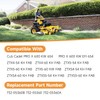 LEYURISE Zero Turn Spring Lawn Mower 54 Inch Deck Extension