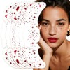 Glitter Pecas Cara Tatuaje, Tatuajes Temporales Pecas de Glitter para