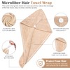 Glamza Microfibre Towel Super Absorbent Twist Turban Hair Wrap with