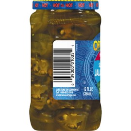 Ortega Peppers, Sliced Pickled Jalapeno, 12 Ounce (Pack of 12)