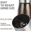 Pepper Grinder 6.3 Inch with Adjustable Coarseness Stainless Steel Mill