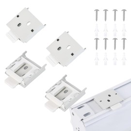 YCUHEN coolaroo Replacement Parts - Outside Mounted Blinds Curtain Rod Bracket Attachment, Vertical Blinds Replacement Parts, Deer Blind Brackets & mini Blind Brackets for Blinds Replacement