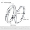 Bishilin Matching Rings for Couples, Promise Rings Sterling Silver 925