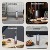 BELRIGO Battery Operated Salt And Pepper Grinder Set with LED