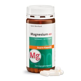 Magnesium 400 Supra Capsules with Pure Magnesium, , ,