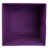 DII Non Woven Polyester, Solid Storage Bin, Small (4), Eggplant