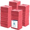 Simpli-Magic Cotton Shop Towels, Commercial Grade, Red, 95 Pack, Size: