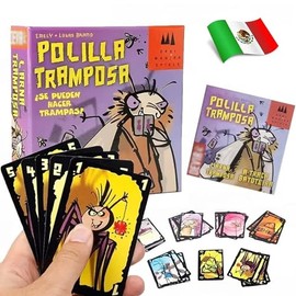 Polilla Tramposa Original, Polillas Tramposas, Juego de Cartas, Juego de Mesa para Niños, Party Game, Juego Rápido para Todas Las Edades y Fiestas    