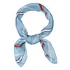 Allegra K Women's Striped Scarf, Neckerchief, Square Scarf, Hair Ornament,
