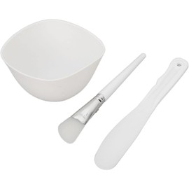 Juego de Brochas para Cuenco de MáScara, Silicona, Respetuoso con la Piel, Respetuoso con el Medio Ambiente, Juego de Herramientas para MáScara de Bricolaje, 3 Piezas, Ligero para Viajes