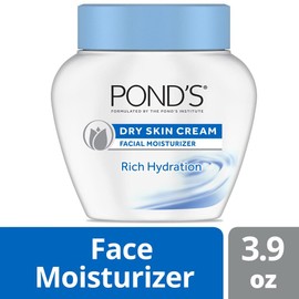 Pond's Dry Skin Cream Facial Moisturizer Rich Hydration For Day & Night - 3.9 Oz
