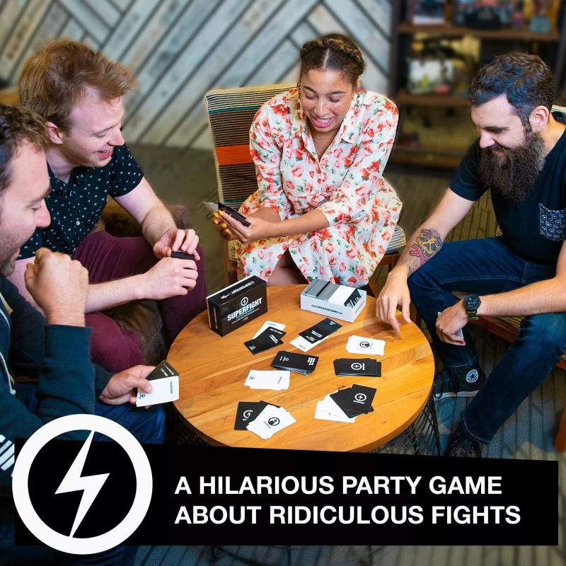 Skybound Superfight Card Game - Absurd Superpower Arguments for Kids,