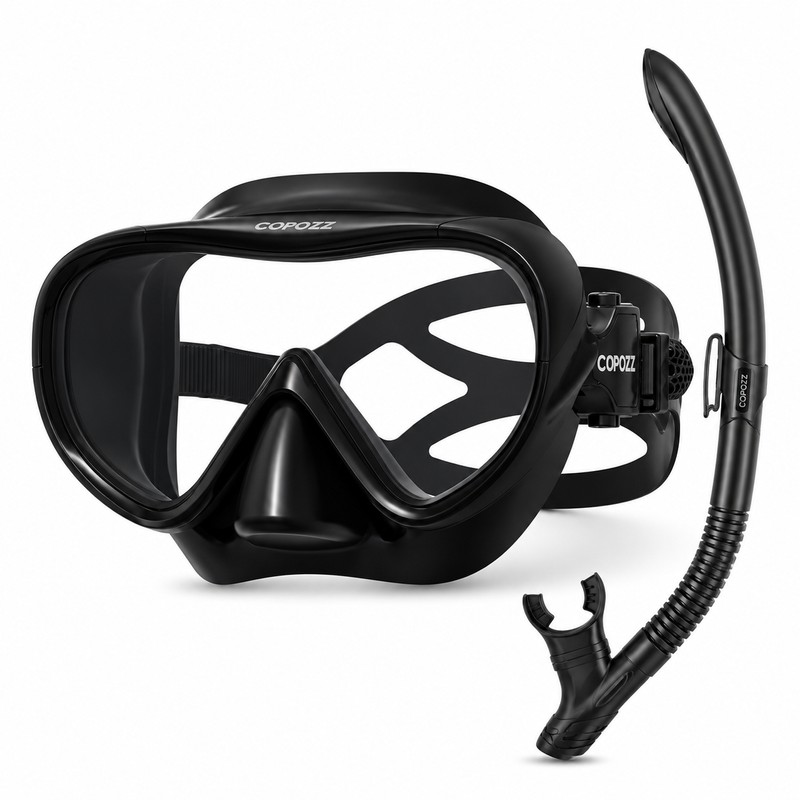 Kids Full-Vision Swim Mask for Pool Practice – Anti-Fog Polycarbonate
