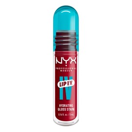 NYX PROFESSIONAL MAKEUP Lip IV Hydrating Glossy Lip Stain with 12HR Hydration - Red-y Set Wet (Red)