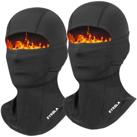 2 Pieces Balaclava Ski Mask for Men Cold Weather,Winter Thermal Face Mask Women for Snowboard Motorcycle Cycling Running