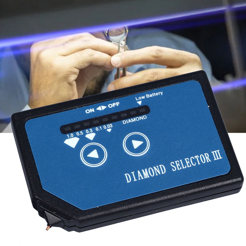 Diamond Tester Tool Metal Alarm Function LED Indicator Sound Remind