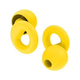 Noise Canceling Earplugs for Sleep and Concentration– New Flexible Earplugs for Better Attenuation–2 Pair Reusable –Deal for Side Sleepers &Noise Sensitive Person – 27dB Noise Cancellation–Yellow