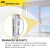 Sliding Door Mortise Lock and Trim Plate Keeper | 1"