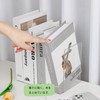 Toowood Acrylic Bookends, Set of 4, Acrylic Transparent Bookends, Bookstand,