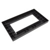 kenable Faceplate 4 Port Low Profile Double Gang 146x86mm RJ45