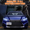 Front Bumper Tow Hook License Plate Mount Bracket Compatible with
