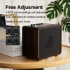 JUSTPRO 15W Mini Guitar Amp, Portable Acoustic/Electric Guitar Amplifier Rechargeable,