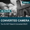 MaD Camera - 77mm R72 IR Infrared Filter - 720nm