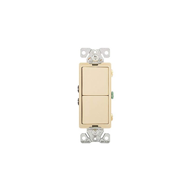 Eaton 7728V-SP 15-Amp 120-Volt Decorator Heavy Duty Grade Two Single-Pole