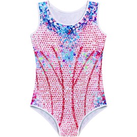 WISVGSJDK Girls Concert Outfit Little Kids Sparkles Diamond Bodysuit Fans Birthday Party Clothing 4-14 Years