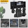 BUYYAH Wall Mounted Police Gear Rack, All Iron Frame with