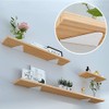 Pack of 2 Floating Shelf Brackets, Triangular Wall Bracket, Shelf