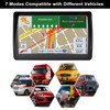 LONGRUF GPS Navigator for Car, Latest 2025 Map 7-inch HD