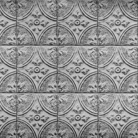 Brewster BHF2774 Silver Faux Tin Tile Peel and Stick Backsplash