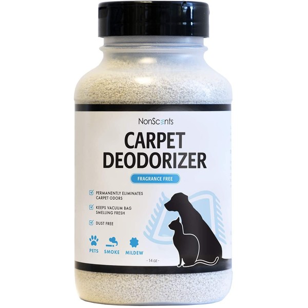 NonScents Carpet Odor Eliminator - Pet and Dog Carpet Deodorizer - Outperforms Baking Soda